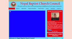 Desktop Screenshot of nbccnepal.org