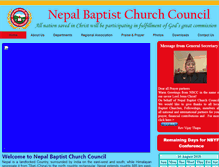 Tablet Screenshot of nbccnepal.org